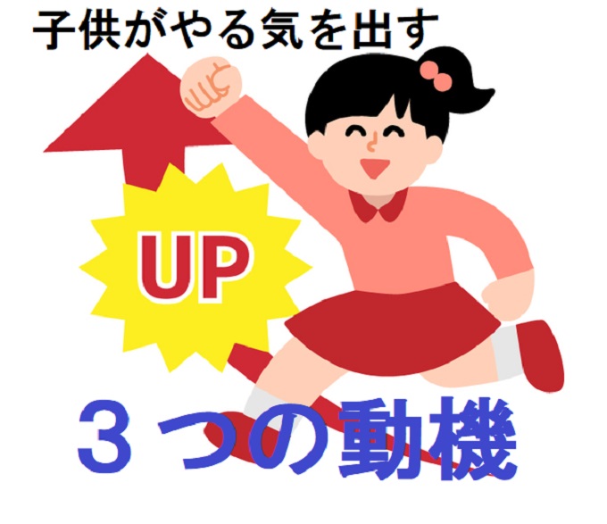 子供がやる気を出す３つの動機