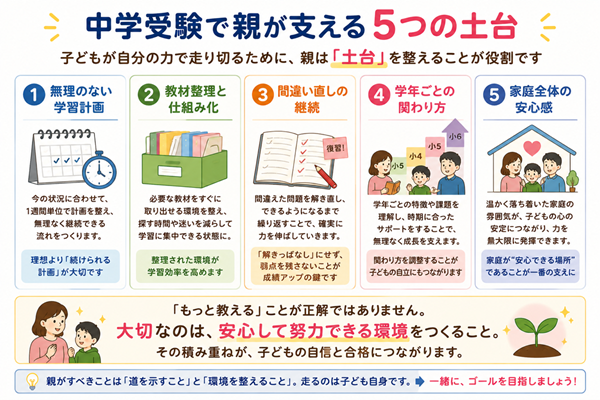 中学受験　親がすること　本文2枚目