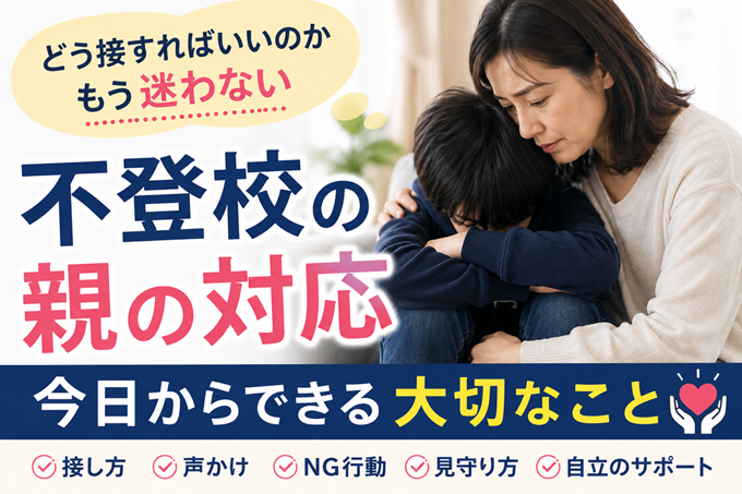 不登校　親　対応　ヘッダー