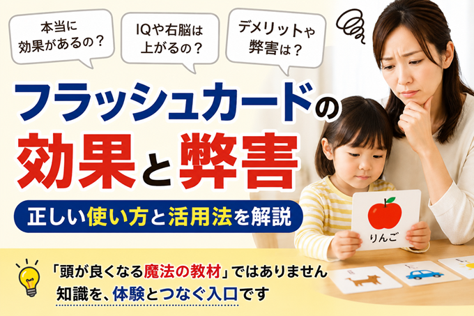 フラッシュカード　効果　ヘッダー
