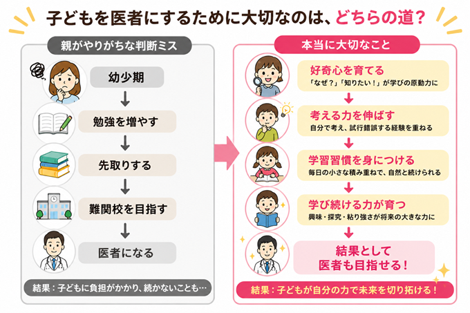 子供を医者にしたい　幼少期　本文1枚目