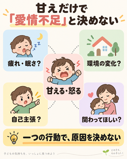子供　愛情不足　サイン　本文図１