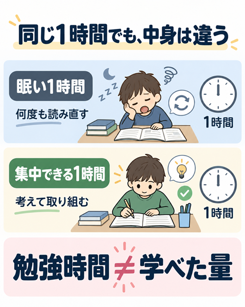 中学受験　睡眠　本文図２