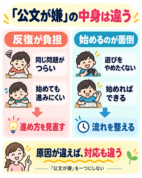 公文式　宿題　嫌がる　本文図３