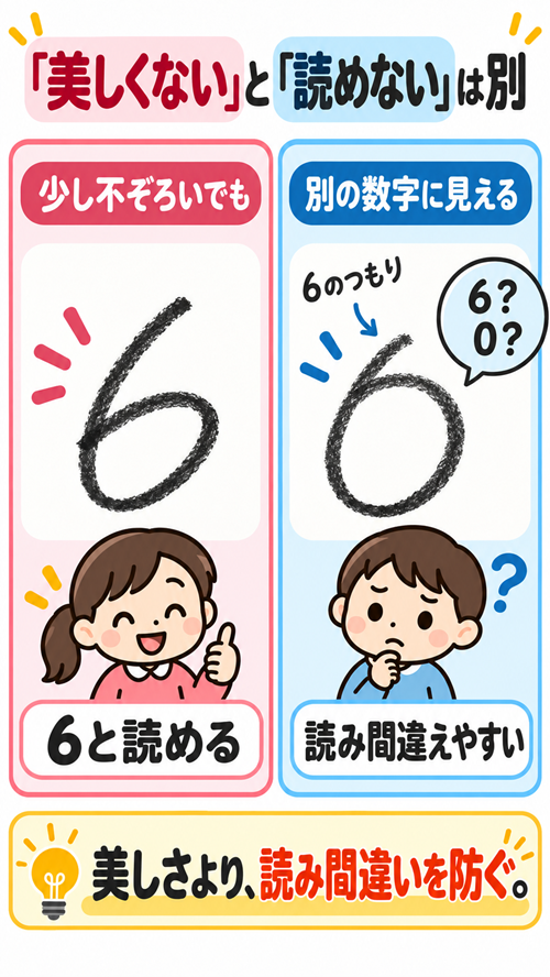 子供　字が汚い　本文図１